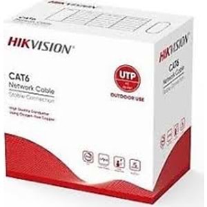 Hikvision 23AWG CAT6 UTP 305M Bakır Network Kablosu