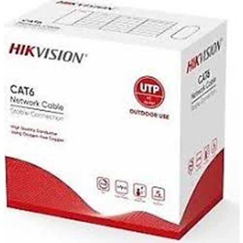 Hikvision 23AWG CAT6 UTP 305M Bakır Network Kablosu