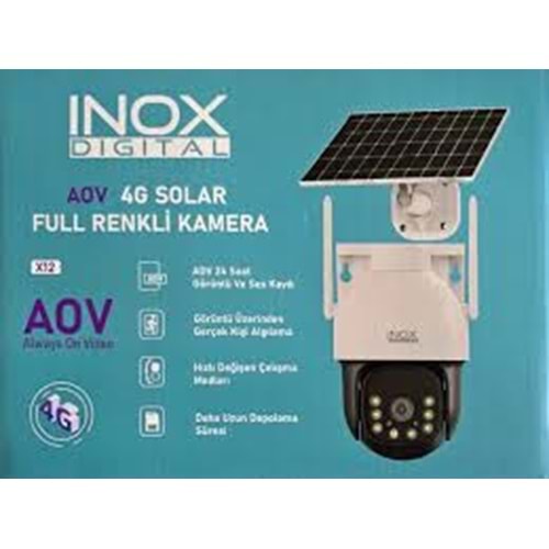 INOX X-12 SOLAR 4 MP PTZ CAMERA